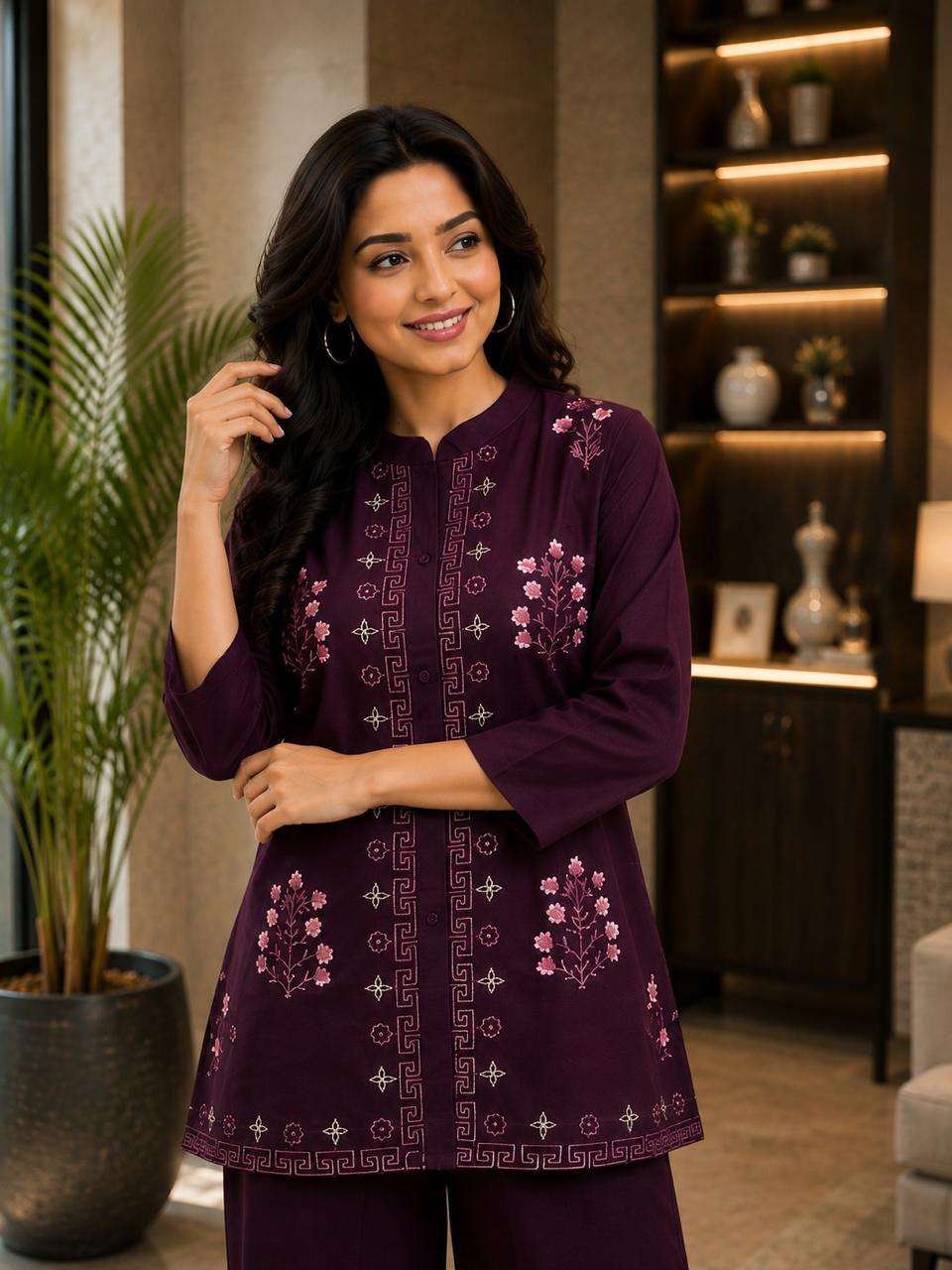 3300 INDO WESTERN 2 PIECE TOP AND BOTTOM FOR GIRL CORD SET DAILY SHOP SUPPLIER
